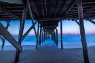 USA-North Carolina-Avon Atlantic Ocean at Avon Fishing Pier Art Print